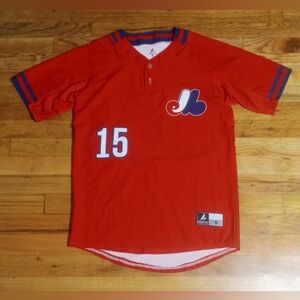 vintage Montreal Expos Baseball jersey shirt Manny Mota Larry Parrish
